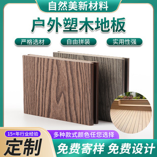 Solid Embossed Plastic Wood Flooring Suitable for Indoor and Outdoor Garden Projects. Manufacturer Wholesale First Generation Co-Extruded Plastic Wood Flooring