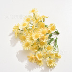 仿真洋甘菊 发饰配件家居植物墙装饰花束配材 diy手工艺材料 假花