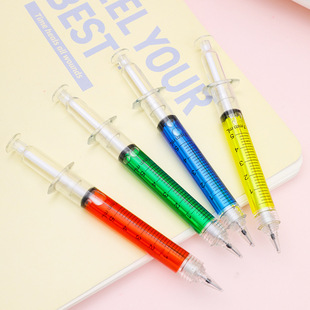 Creative Syringe Automatic Pencil Syringe Shape Pencil Press to Pencil Mechanical Pencil No Sharpening Pencil