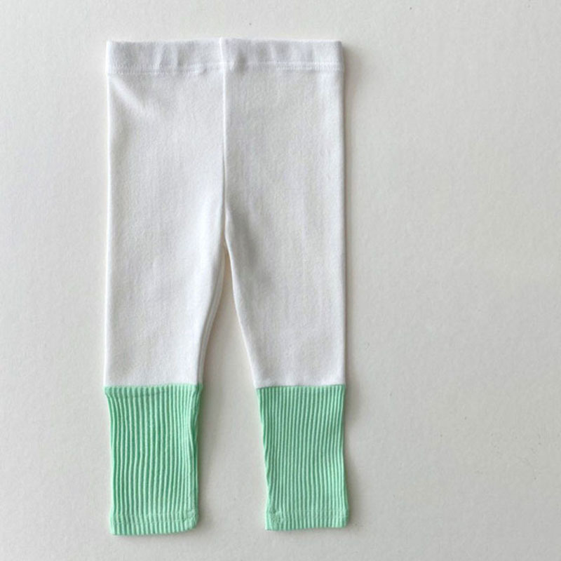 Estilo coreano ins Bebé Ropa para niños costura polainas de color caramelo para niños bebé primavera y otoño medias elásticas de moda