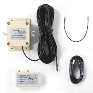 MLA-30 + ring active receiving antenna, low noise, medium wave, short wave antenna, balcony installation