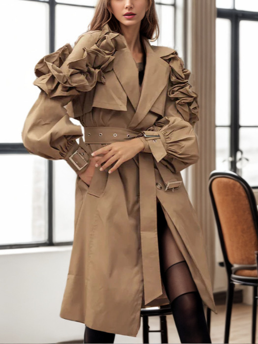 Double-breasted trench coat image 2