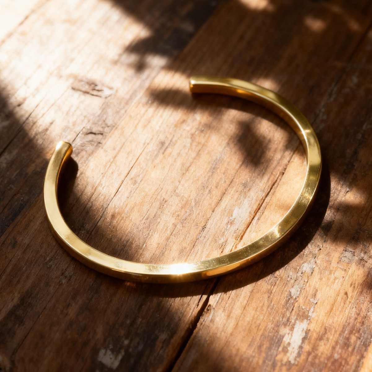 Bracelet ouvert en cuivre plaqué or 18 carats, bijou unisexe, accessoire de mode unique_voghion.com