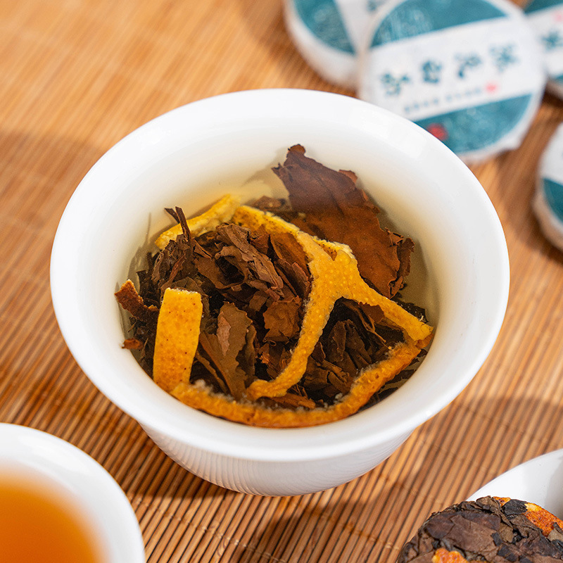 Chenpi White Tea Small Packaging Old White Tea Tea Cake Shoumei Chenpi White Tea Cookies Canned 500g