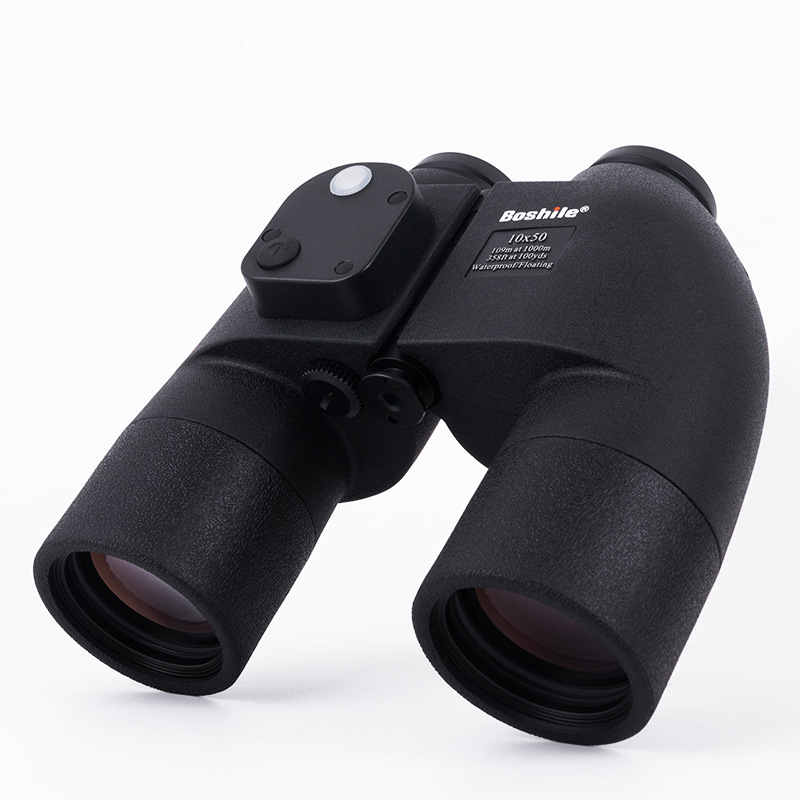博视乐罗盘双筒望远镜测距高倍高清10x50夜视成人航海船用防水