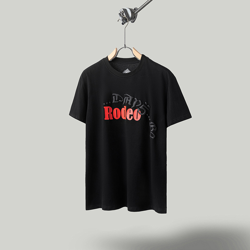 Travis de manga corta M mark Scott pequeño pato amarillo cactus relámpago rap tour TS pareja conjunta camiseta de hip-hop