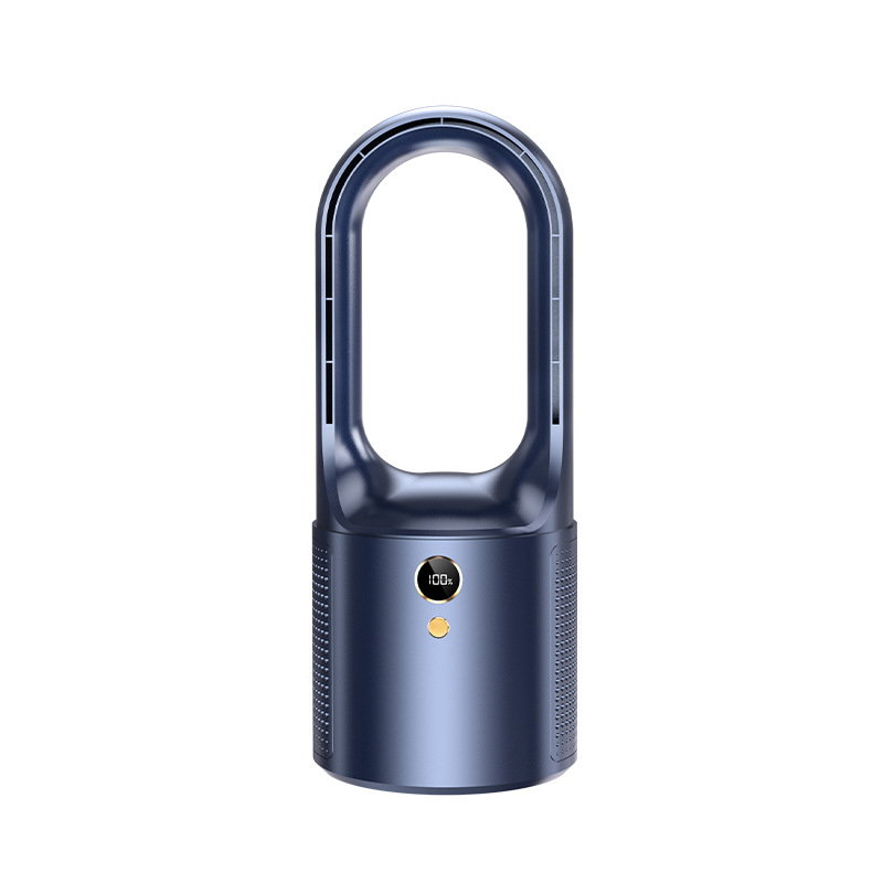 Al por mayor nuevo escritorio sin cuchilla ventilador estudiante dormitorio escritorio vertical pequeño ventilador de carga USB