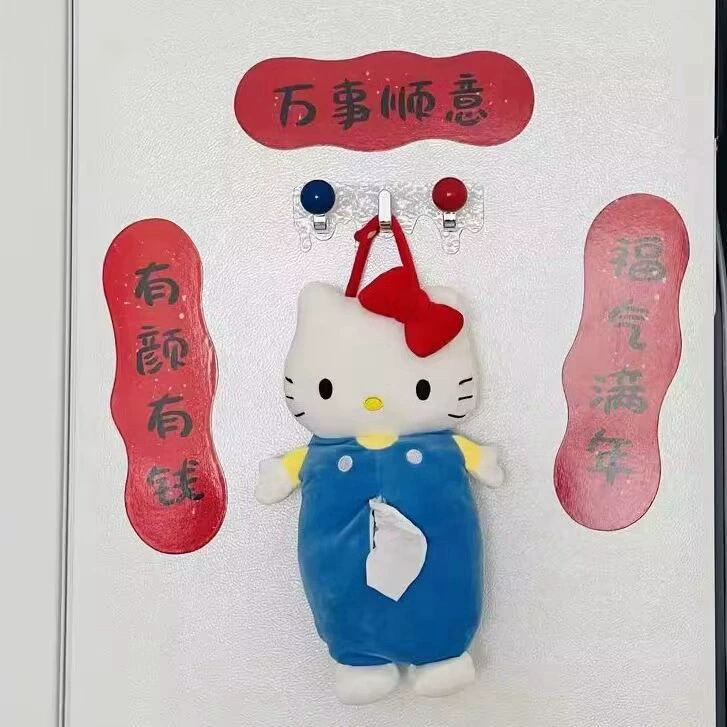 Hello Kitty, милые салфетки для авто, сумка для хранения
