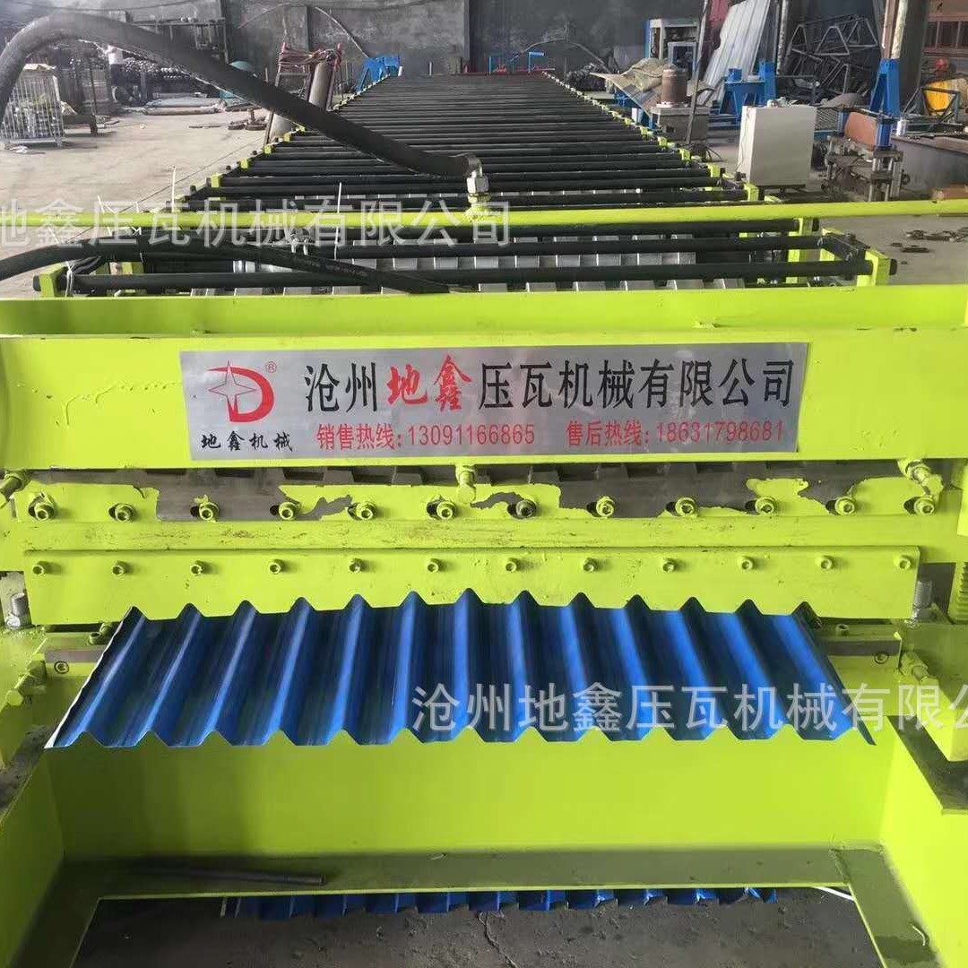 卷帘门双层压瓦机  冷弯成型机 彩钢建筑行业 外墙装饰 地鑫机械