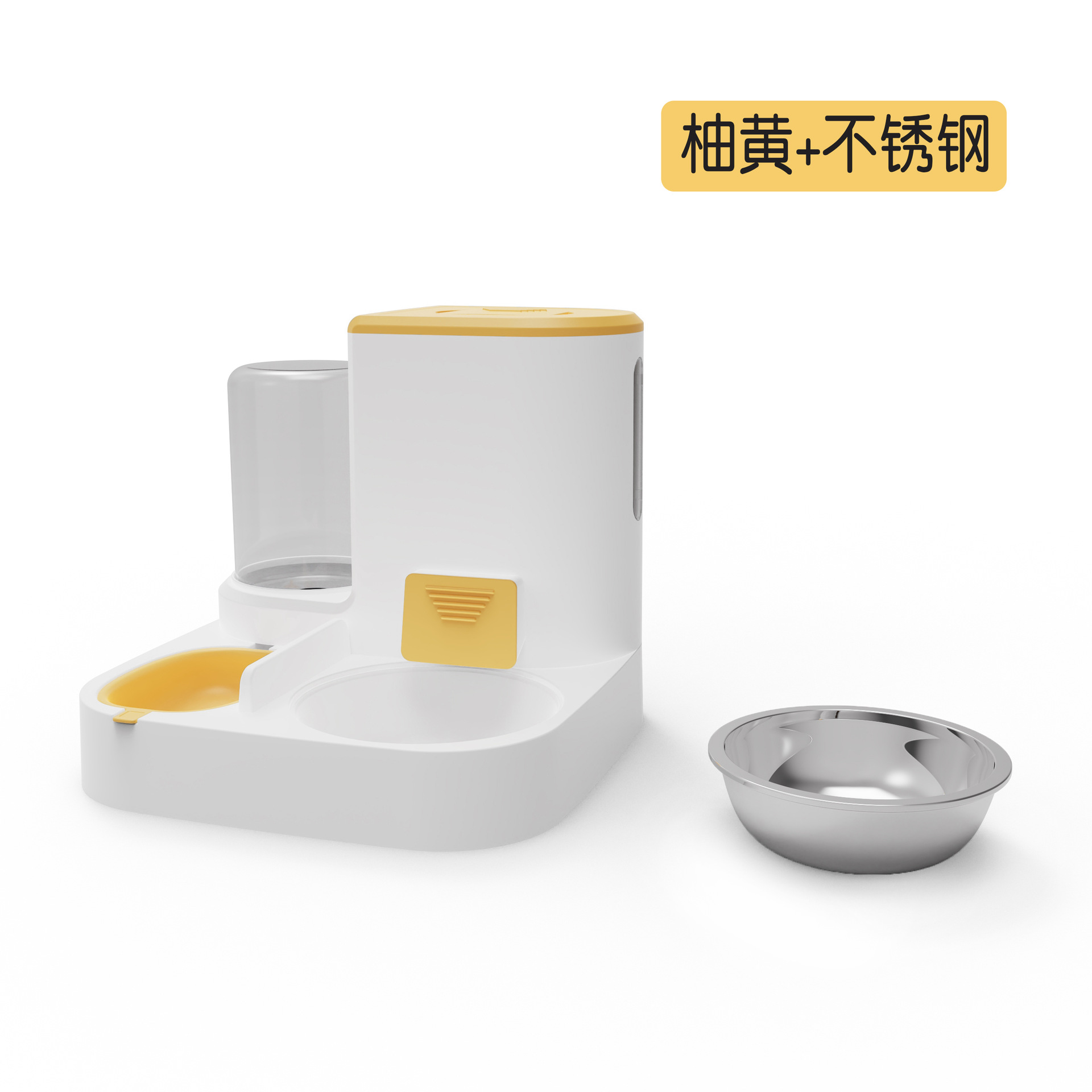 Mascotas gatos doble tazón alimentador automático de agua potable gato y perro integral cerámica acero inoxidable cuenca de grano fábrica directa