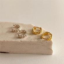 范智乔 925纯银锁链N链款耳钉耳环女耳饰韩国 耳坠韩版送女友批发