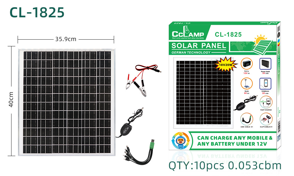 Nuevo panel solar fotovoltaico sistema fotovoltaico de silicio monocristalino módulo de generación de energía recargable panel fotovoltaico al aire libre
