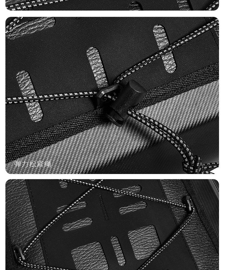 Motorcycle Rear Seat Helmet Bag, Large Capacity Riding Bag, Travel Backpack, Water-Resistant Tail Bag, Rider Gear