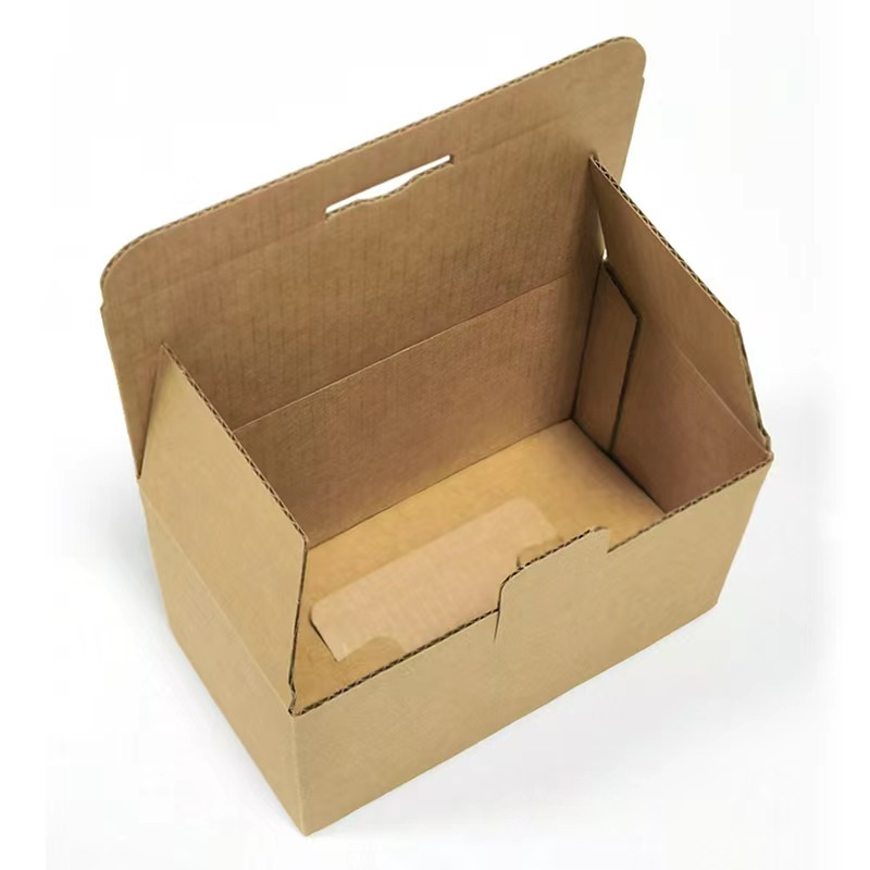 Caja inferior de hebilla de tres capas extra dura con una longitud de menos de 110mm de cartón pequeño al por mayor pequeña joyería embalaje cartón corrugado