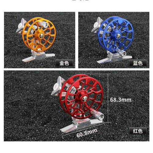 All-metal micro-lead raft fishing wheel, magnetic slow-down raft wheel, front wheel, ice fishing wheel, fishing reel, fish line wheel, valve rod fishing belt leakage