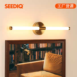led镜前灯欧式卫生间壁灯浴室轻奢镜子灯镜柜化妆灯批发灯具