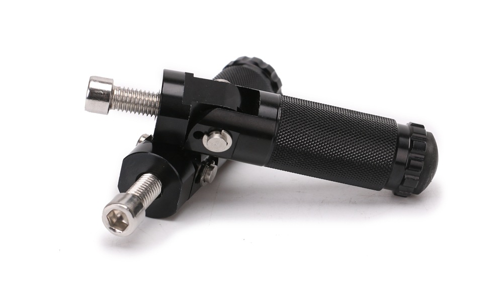 Motorcycle Modification Accessories Cnc Aluminum Alloy Foldableing Pedals Round Pedals Ktm Harley Kawasaki Modified Rear Pedals