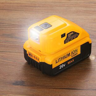 DCB090 replaces dewalt Dewei charging converter 14.4/18V lithium battery with DC Port USB Type C