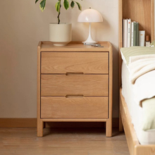 0J全实木床头柜简约现代家用卧室小型床边柜抽屉储物柜子