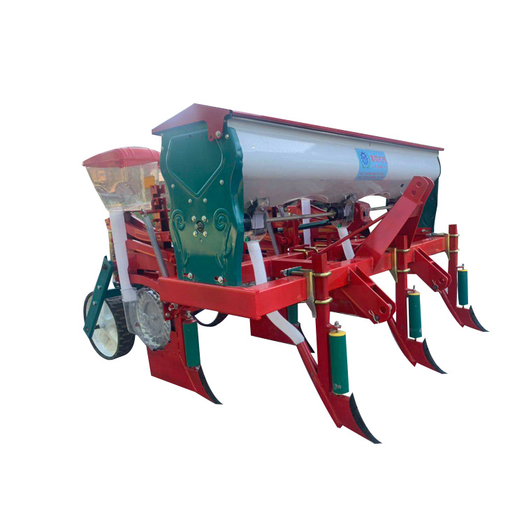 厂家供应 拖拉机带玉米播种机 免耕型悬浮式玉米播种机 2-8行型号