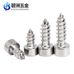 304 stainless steel cup head internal hex self-tapping screw HA cylinder head speaker cone tip self-tapping rivet M2M3M4
