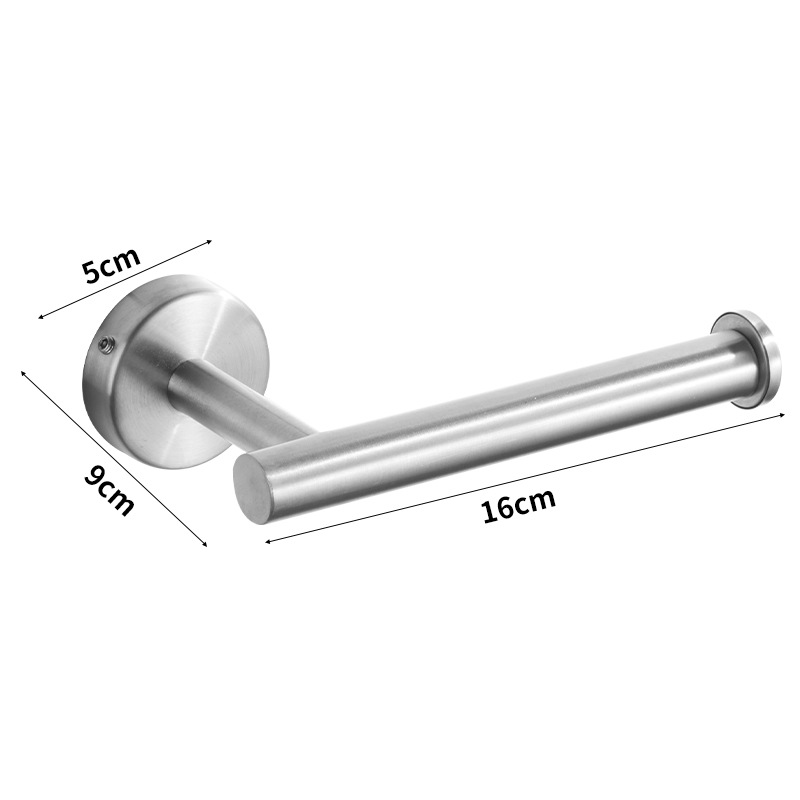 Colgante de acero inoxidable conjunto de baño hogar vida sin rastro pared tipo toalla de almacenamiento de toallas de gancho