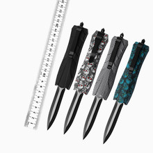 跨境微技术ABS胶柄户外高硬度小刀野营露营战术随身刀高硬度耐磨