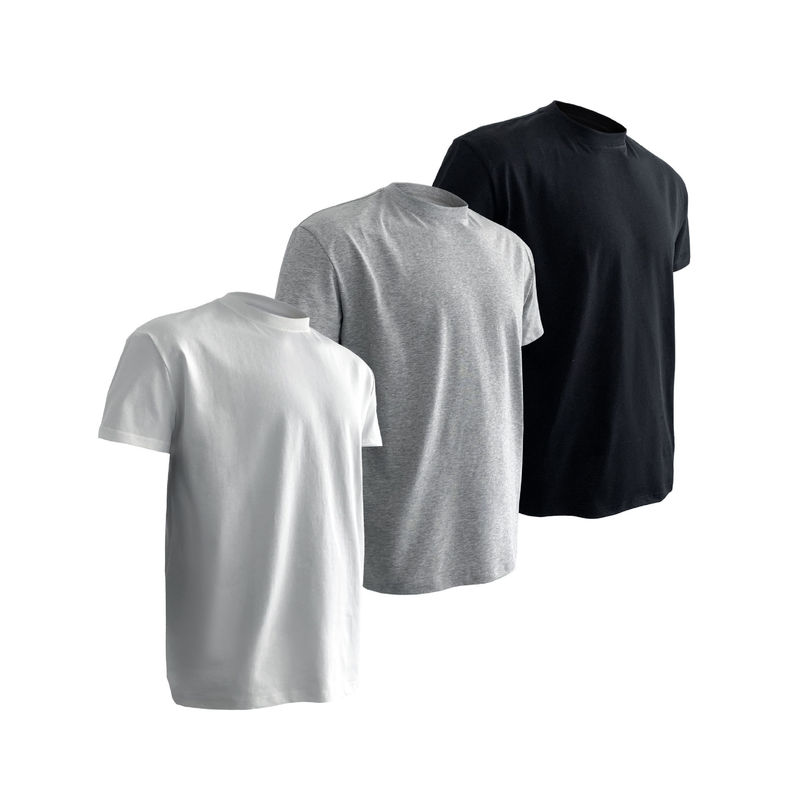 AUTICUP American Solid Color T-Shirt Navian Shoulder Sports Ice Pi Solona Quick-drying Elastic Crewneck Short-sleeved T