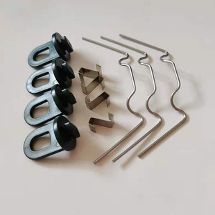 W-Type Gardening Iron Nails Glass Clamp Wire Diameter Z-Shaped Buckle 25Pcs 50Pcsw Type Garden Nails Stainless Steel Z Type