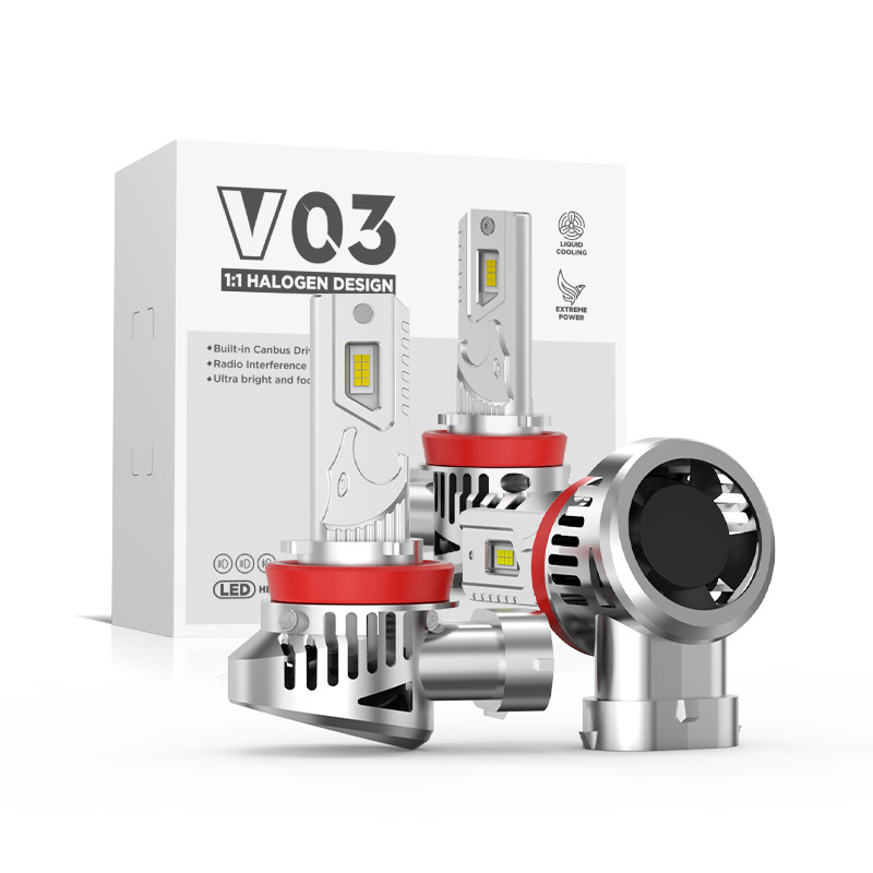 Wholesale Led Car Lights V03 Headlights H4H7H119005 Car Headlight Accessories Cross-Border Super Bright Headlights