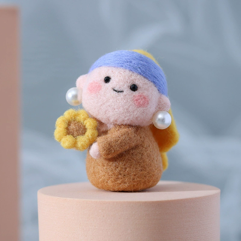 Войлочная фетровая набор материалов сумочка, серьги из жемчуга, брелок, handmade, подарок на день рождения