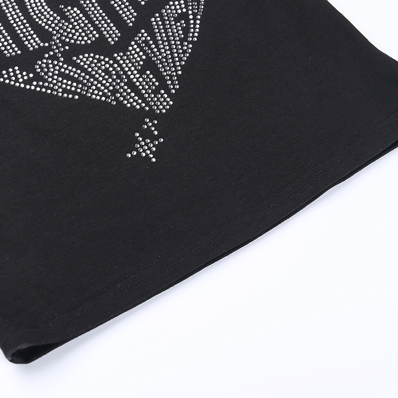 Title 13, T-shirt femme col rond, imprimé ailes de cœur d...