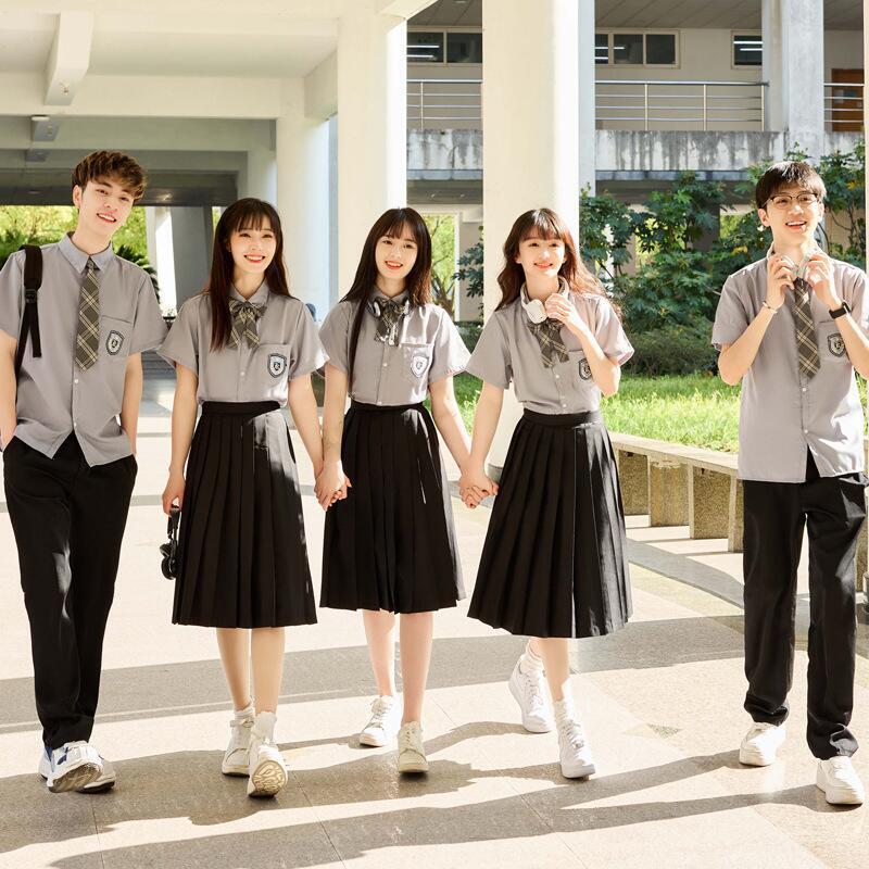 合唱詩朗読公演衣装学院風中学生制服高校生学院風英倫班服セット|undefined