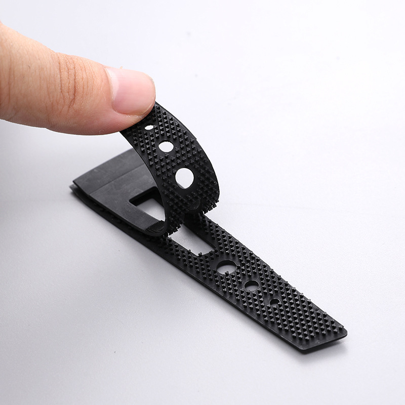 Outdoor Jacket Gloves Cuff Adhesive Buckle Sleeve Loop Injection Molding New Material Tpu Plastic Injection Hook Velcro