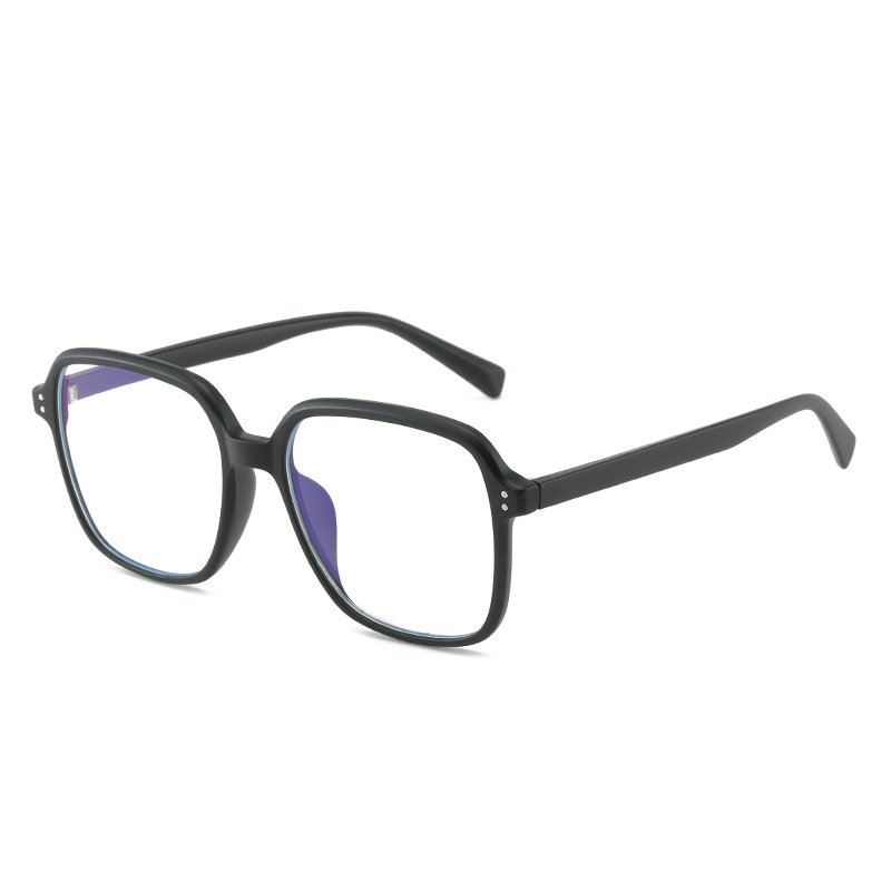 Versatile Minimalist New Square-frame Glasses, Retro Prescription Eyeglass Frames, Large-frame Men, Anti-blue Light Flat Glasses For Women,_voghion.com