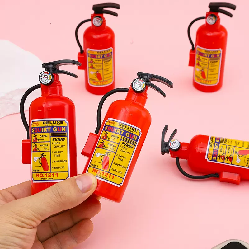 迷你仿真消防灭火器水儿童戏水玩具新奇特赠品创意学生玩具批发