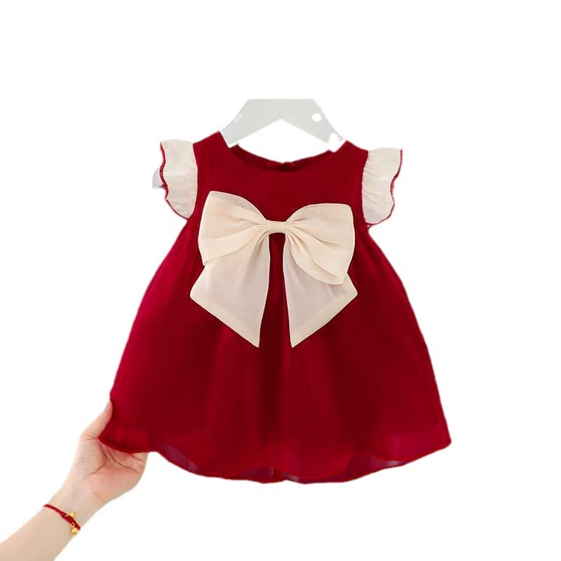 Children's summer dress, skirt, small princess costume, summer clothing girl's, 1-2-3 years, children's clothing