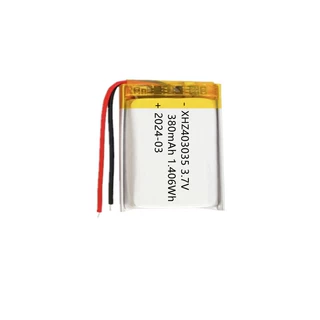 403035聚合物锂电池3.7V400mAh体重秤软电芯电子秤专用锂电池