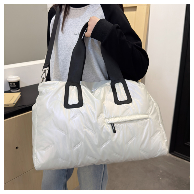 Bolso de viaje transfronterizo de gran capacidad, ejercicio de ocio de corta distancia, bolso de gimnasio de yoga, bolso de viaje de separación seco y húmedo para hombres y mujeres