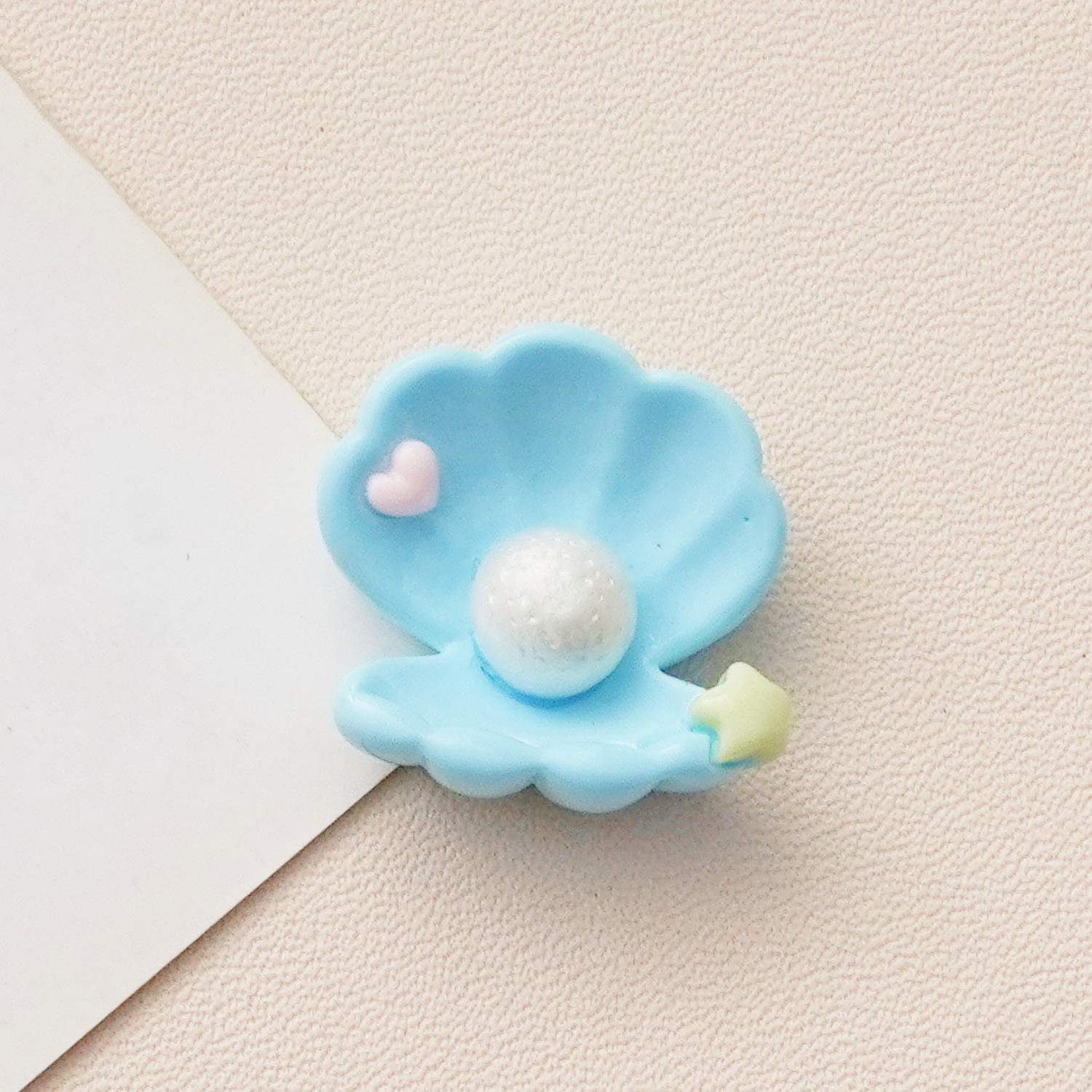 Perla Shell ~ lindo de dibujos animados crema pegamento teléfono Shell resina accesorios teléfono móvil cadena colgante DIY joyería hecha a mano image 10