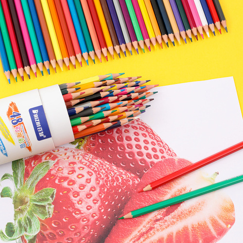 Erasable 48-color colored pencils for primary school students 36-color lead brushes for painting kindergarten painting graffiti brushes wholesale