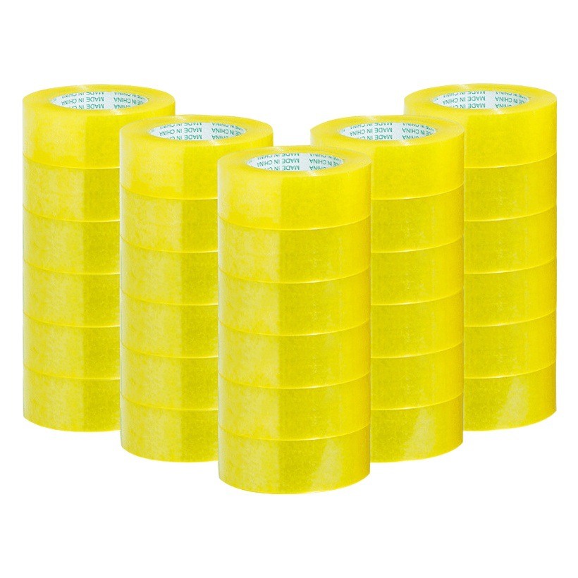 透明テープの箱全体に厚い大巻きを包装して密封ゴムの電気商テープの高粘警告語のテープを包装して卸売りを印刷します。