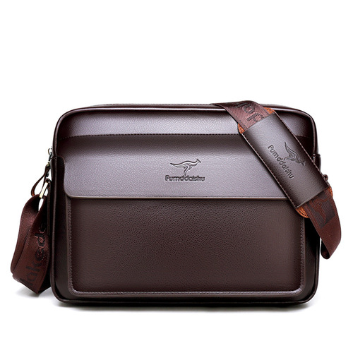 New Kangaroo Single Shoulder Bag Large Capacity Crossbody Bag Men's Fashion Backpack Fast Shipping Pinduoduo One-Time Delivery
