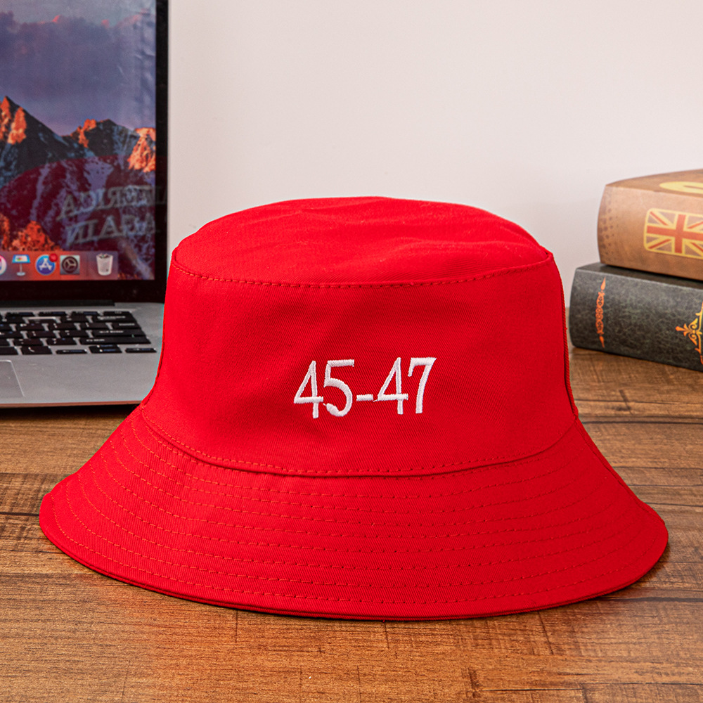 Make America Great AGAIN basin election red fisherman hat 3D thorn_voghion.com