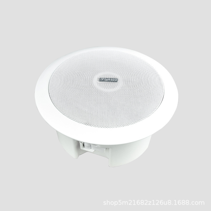 In-Stock with Free Shipping and Receipt Cls-717 Coaxial Ceiling Speaker 20W Ceiling Speaker 20 Watt Ceiling-Mounted Speaker