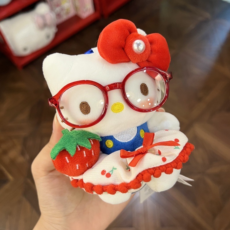 网红爆款kitty换装HelloKitty正版钥匙扣装饰少女感可爱风挂件|undefined