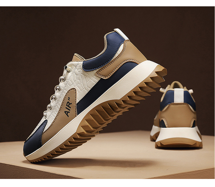 Forrest Gump Herbstküchenarbeit, wasserdichte und rutschfeste Herren-Freizeitlederschuhe für Sport, ein Fuß schwarze Sicherheitsschuhe_voghion.com