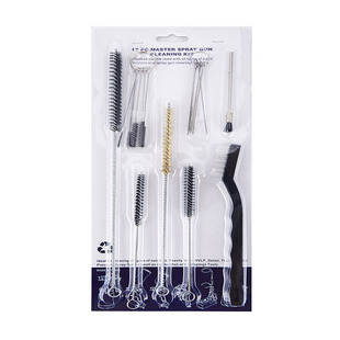 Tool brush spray gun brush spray pen cleaning brush carburetor through needle five-piece brush tattoo equipment spray cleaning brush