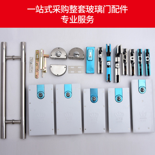 Manufacturer supply stainless steel universal frameless glass door torsion spring door hinge accessories one-piece hinge 5MM top hinge thickened