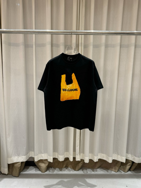 ニッチなトレンドブランドバッグデザインプリント半袖男女兼用半袖Tシャツ|undefined